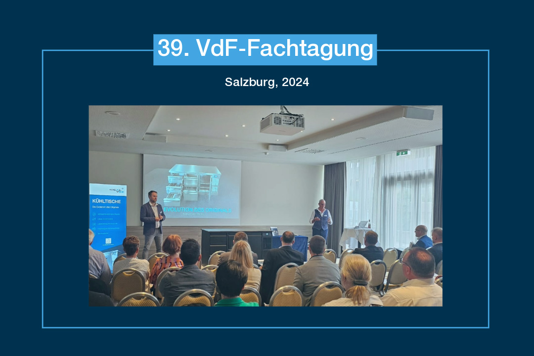 VdF-Fachtagung 2024 Salzburg mit Kühltisch von IDEAL AKE